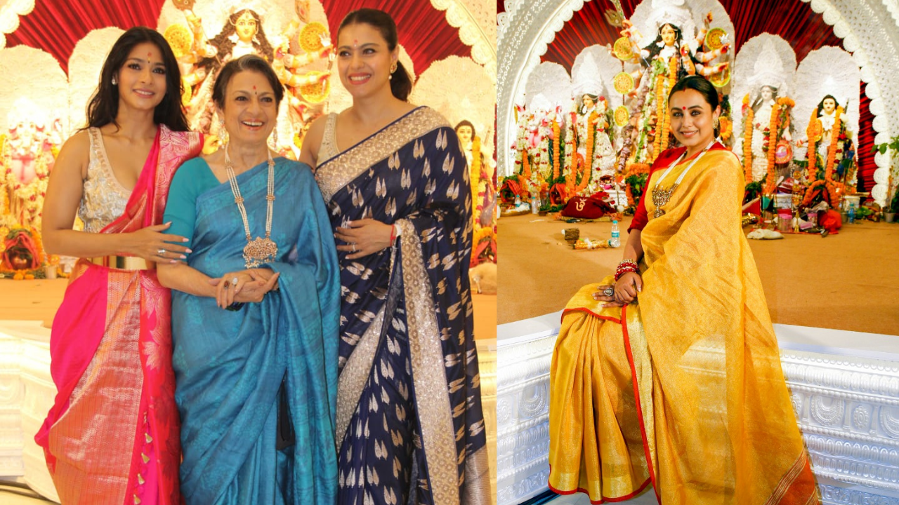 Check out photos from Durga Puja celebrations of celebs