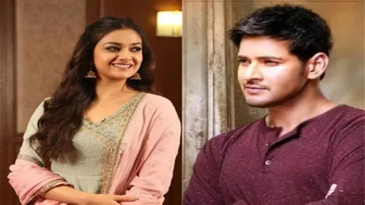 Keerthy Suresh and Mahesh Babu