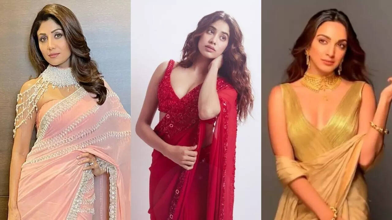 Saree looks of celebs