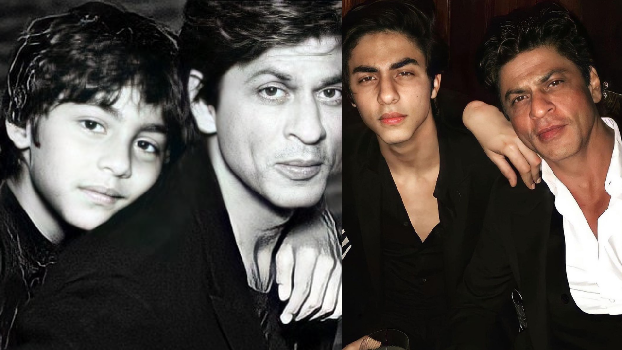 Shah Rukh Khan and Aryan Khan