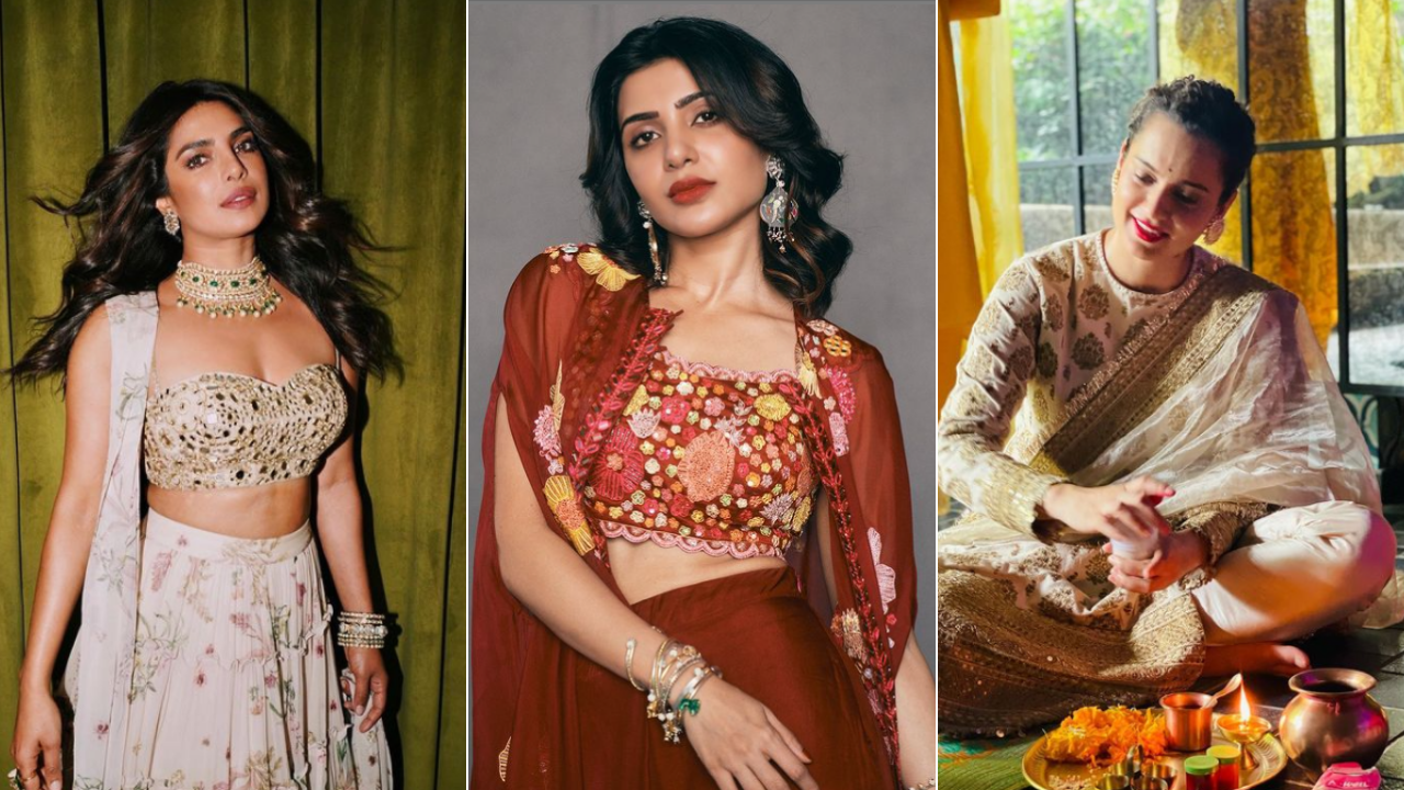 Diwali celeb outfits