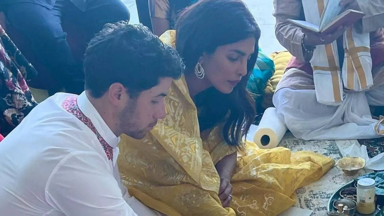 Priyanka Nick Diwali puja