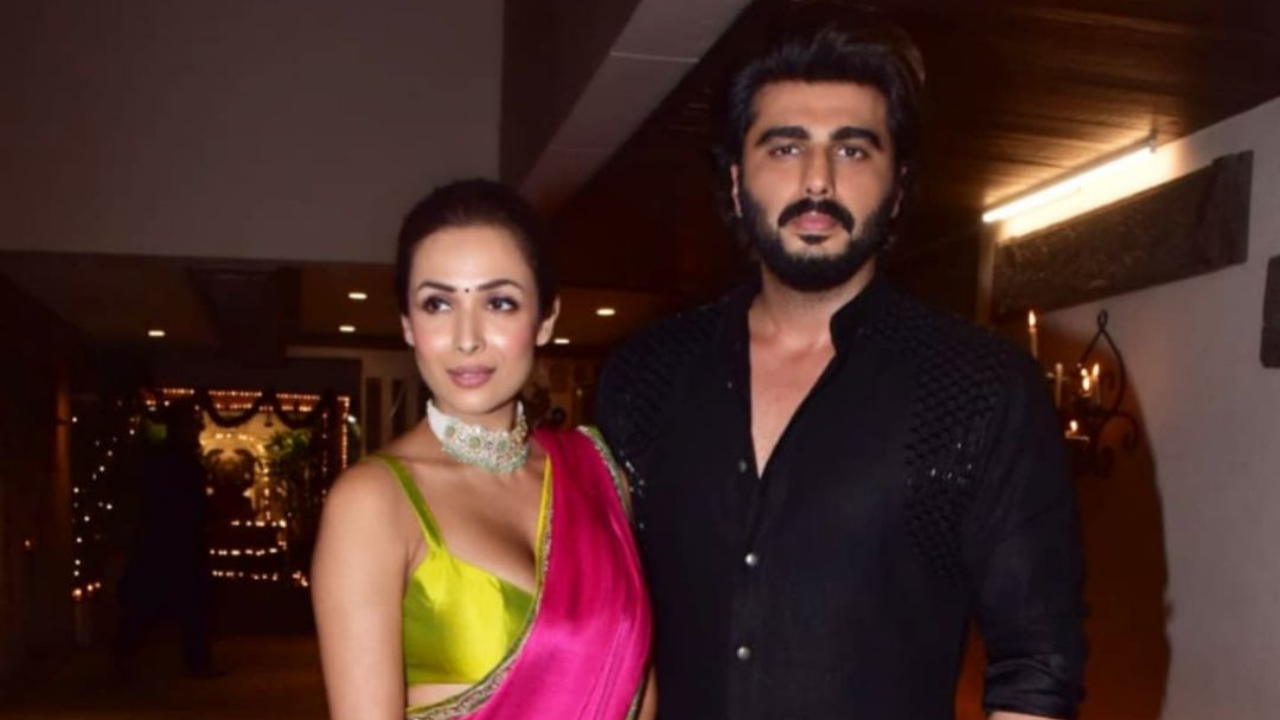 Malaika Arora and Arjun Kapoor attend Anil Kapoor Diwali bash