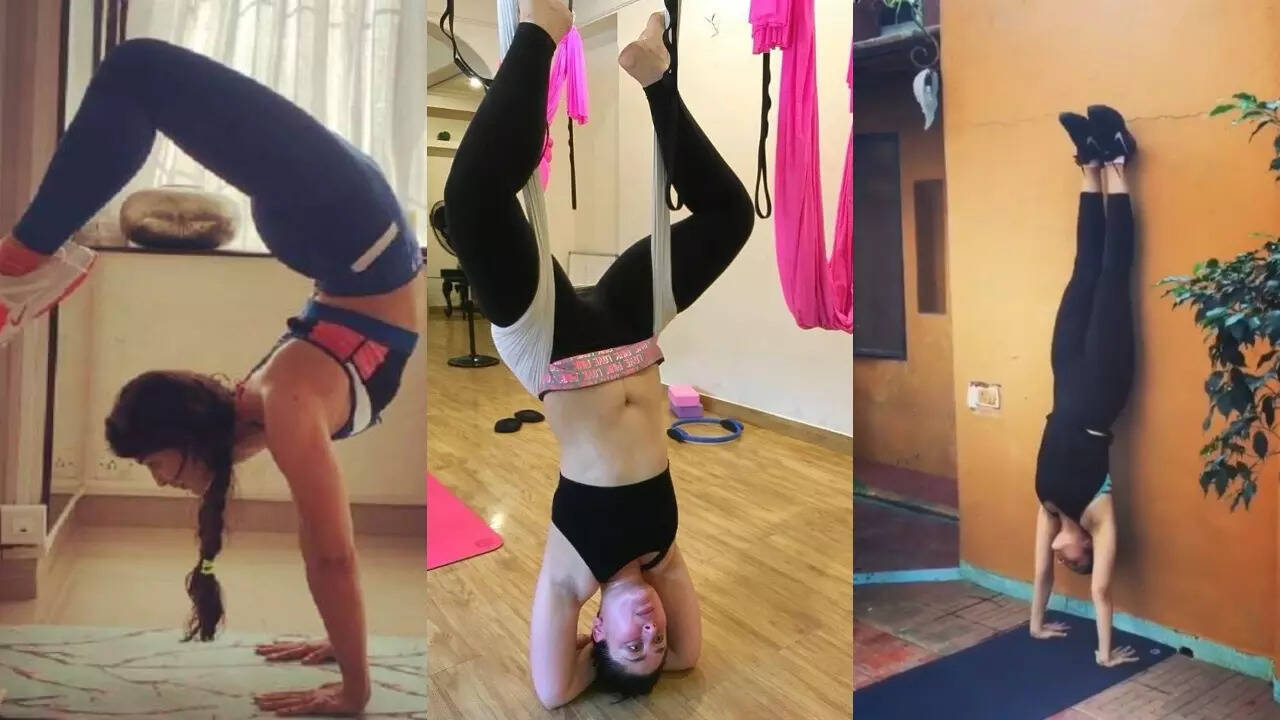 Celebrities who’ve aced the headstand