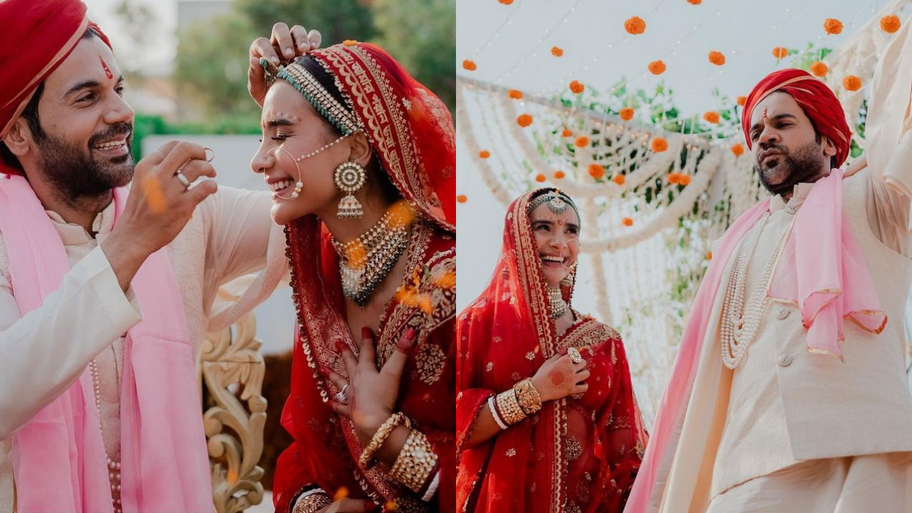 Rajkummar Rao and Patralekhaa's wedding pic