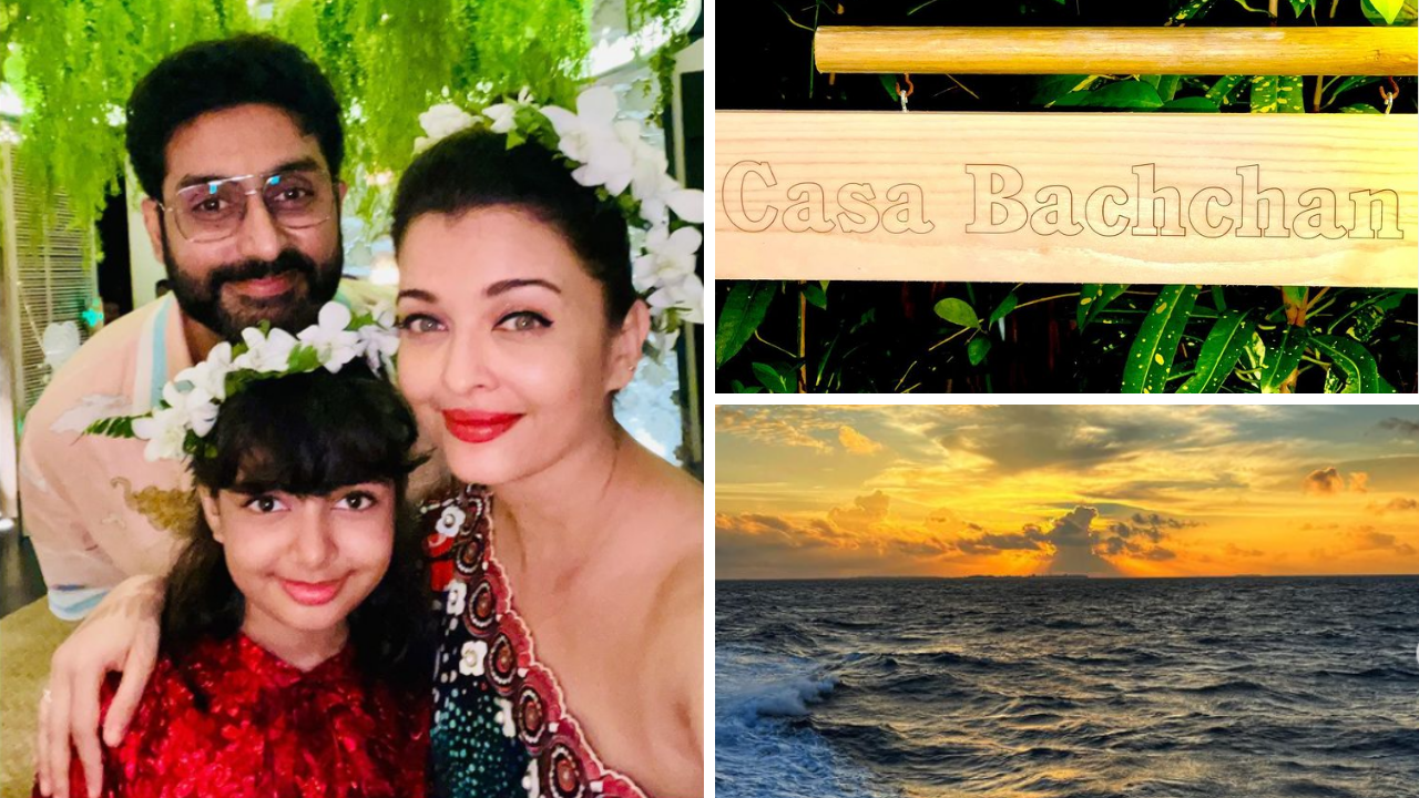 Bachchans at the Maldives