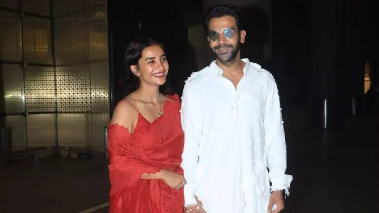 Rajkummar Rao, Patralekhaa make first appearance as husband and wife after wedding