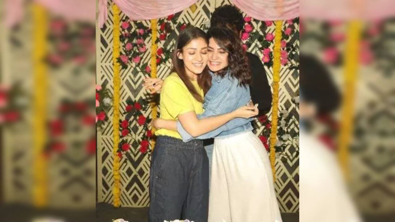 Samantha hugs Nayanthara on birthday