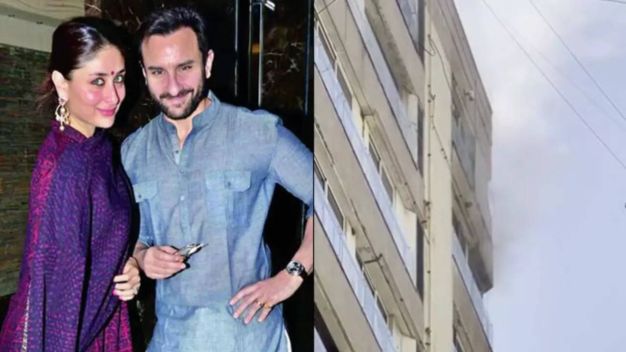 Fire outside Kareena, Saif's house