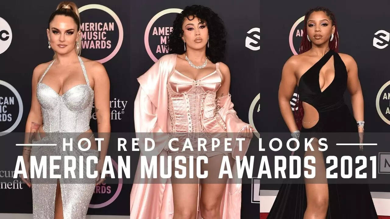 American Music Awards 2021 red carpet looks