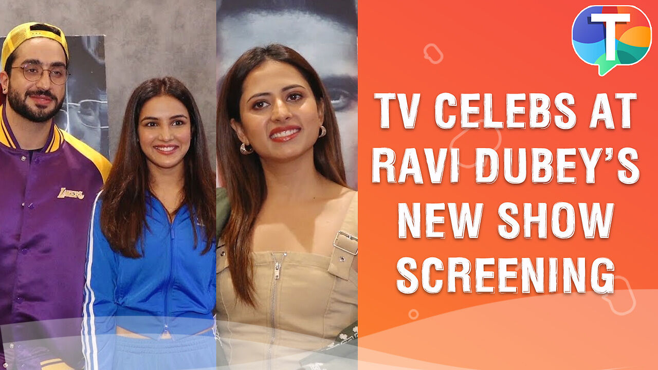 Sargun Mehta, Aly Goni, Rahul Vaidya & others attend Ravi Dubey's show ...