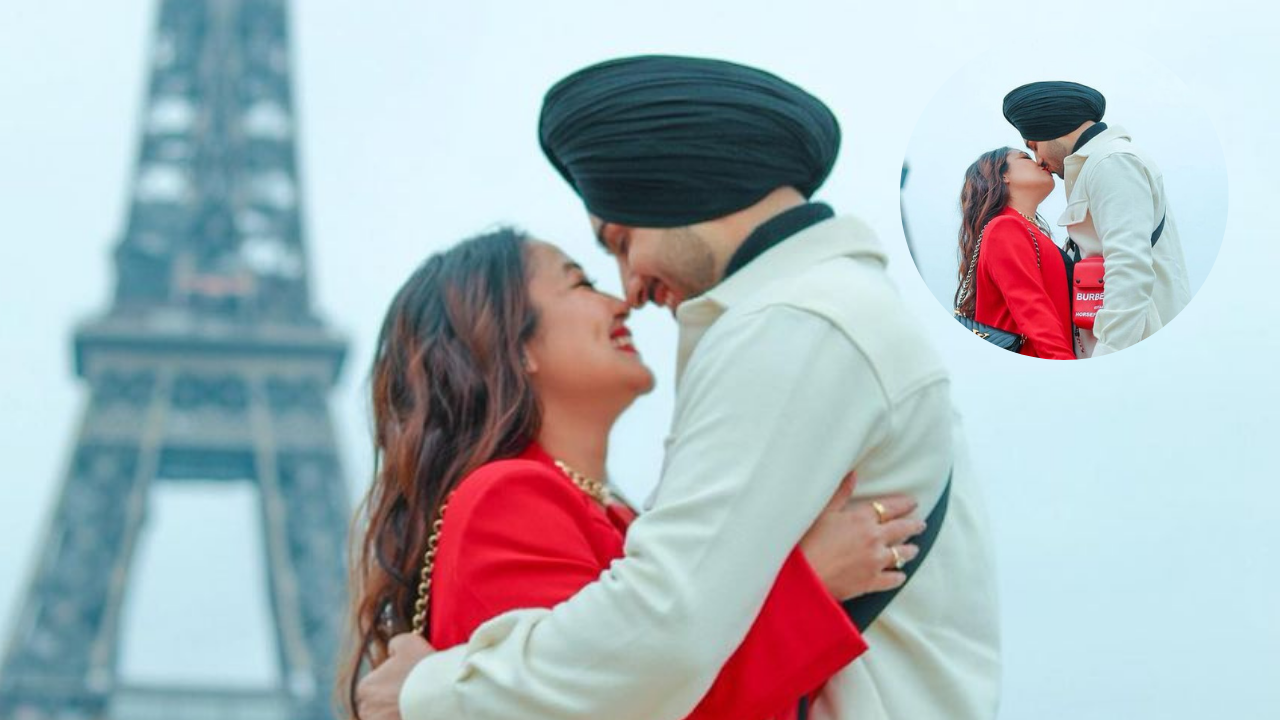 Neha Kakkar, Rohanpreet Singh's kiss