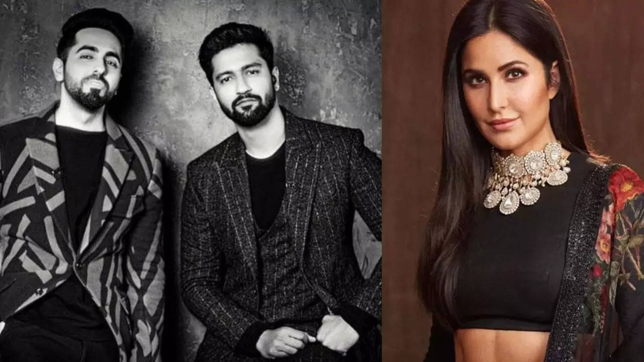 Ayushmann Khurrana, Vicky Kaushal and Katrina Kaif