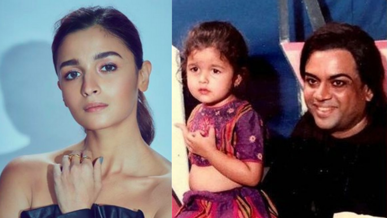 alia bhatt childhood pic