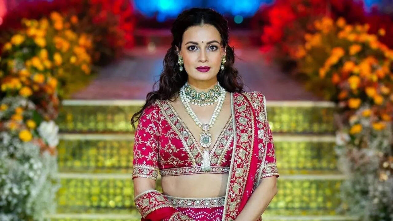 Dia Mirza lehenga