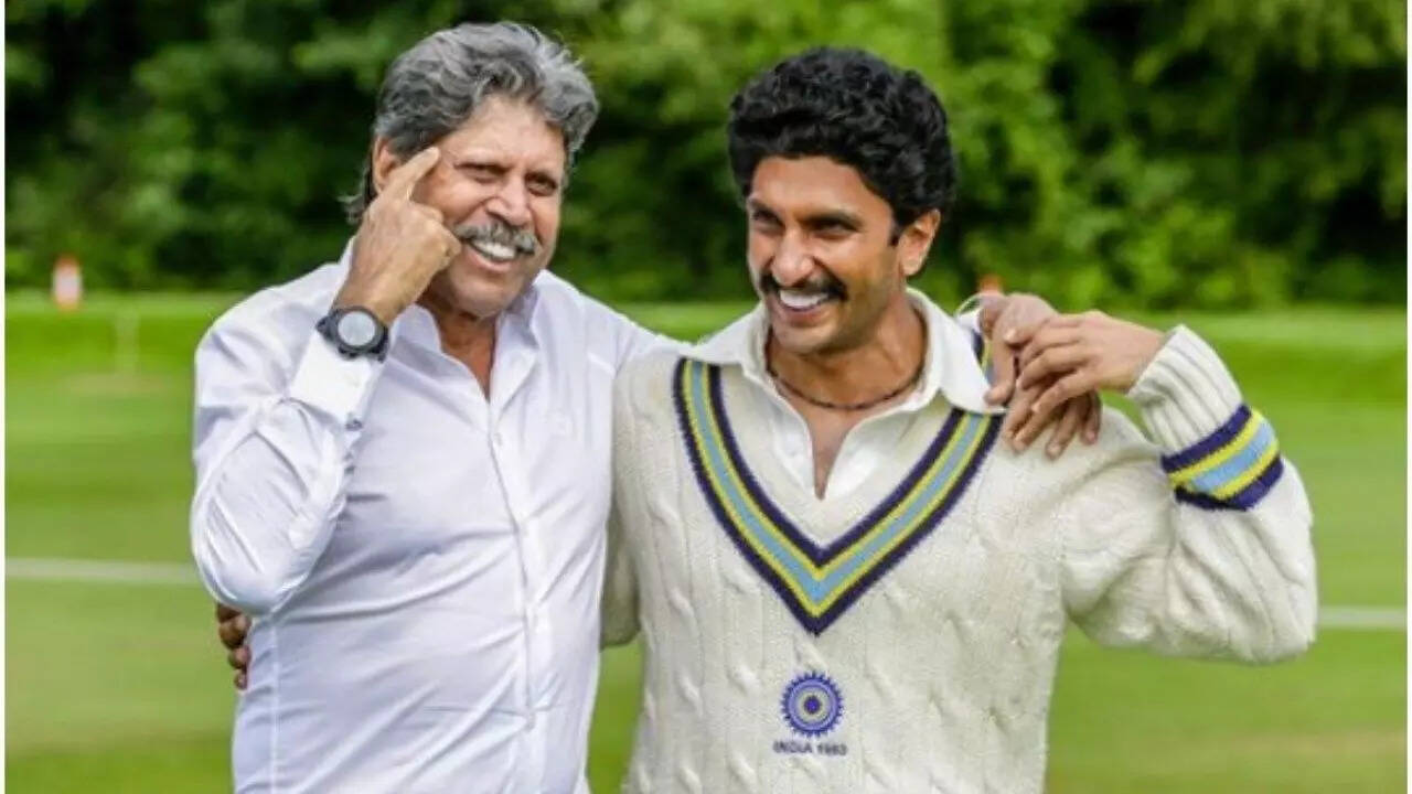 Kapil Dev and Ranveer Singh