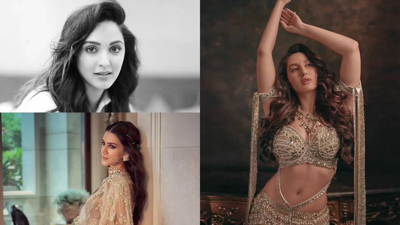 Kiara Advani, Kriti Sanon, Nora Fatehi set the stage on fire at a big fat wedding in Delhi - WATCH