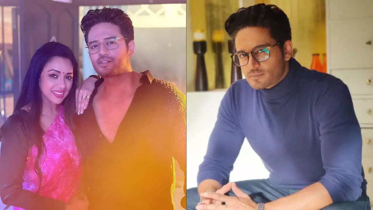 Gaurav Khanna shows off his clean shaved chest and Rupali Ganguly has the best reaction