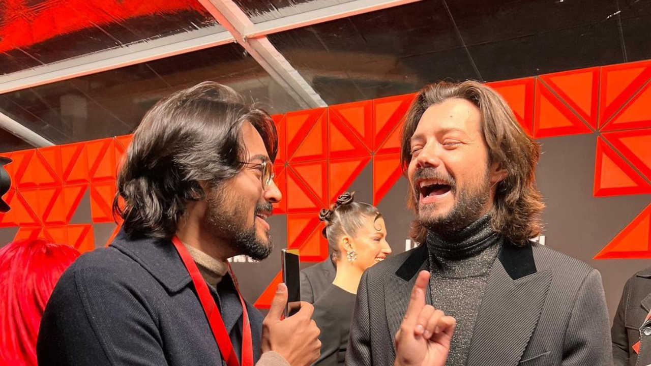 Bhuvan Bam met the cast of Money Heist