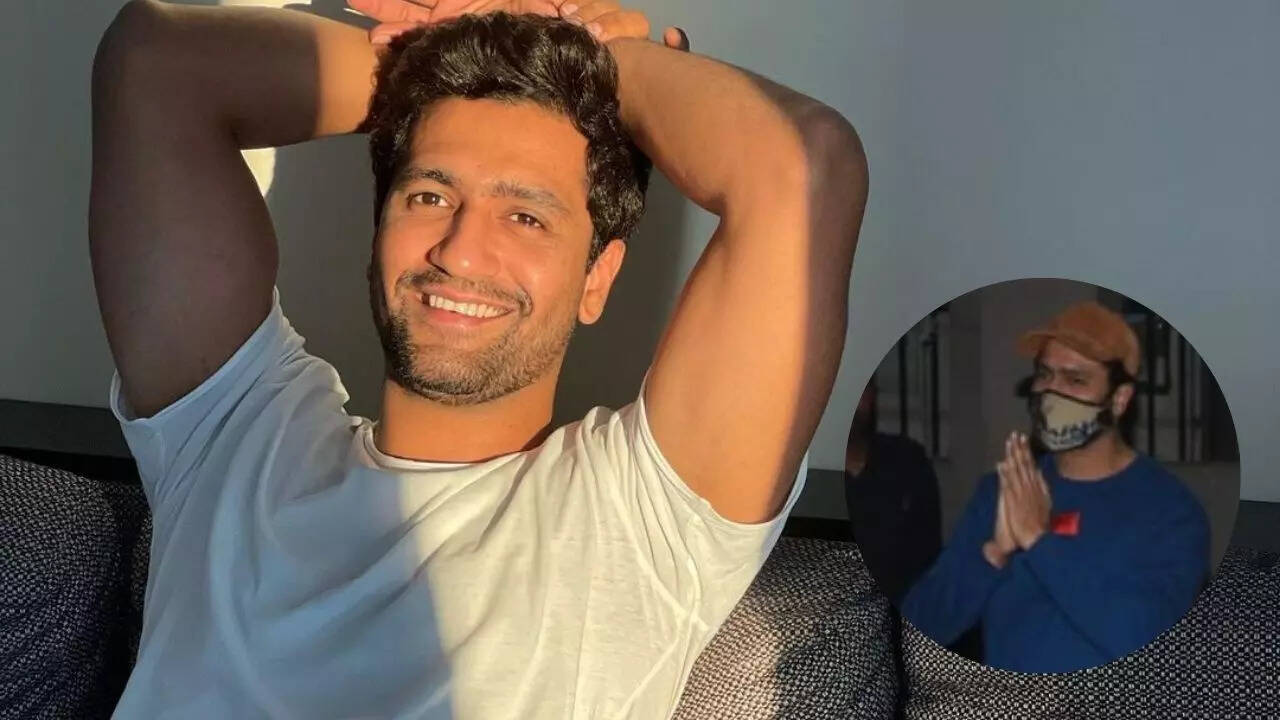 Vicky Kaushal at Katrina Kaif's home