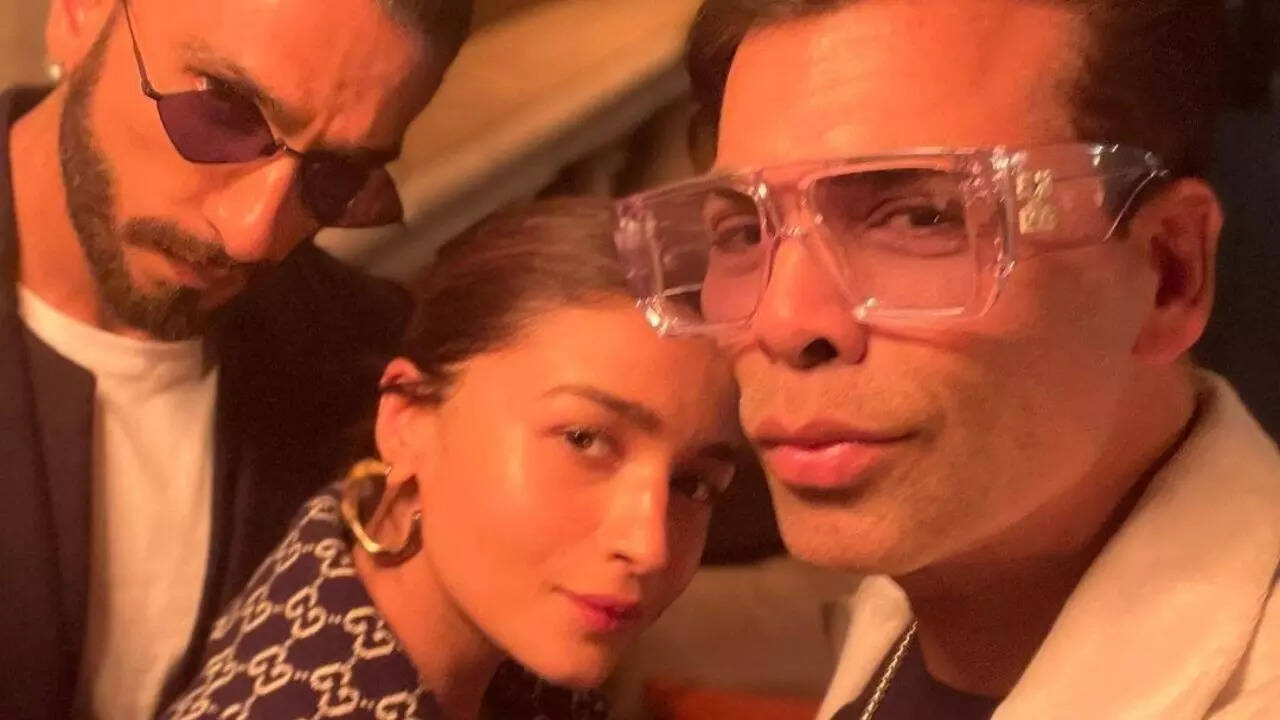 Ranveer, Alia and Karan