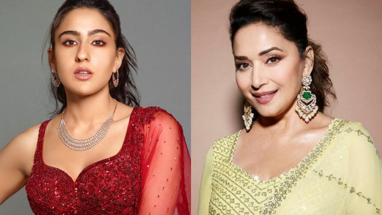 Madhuri Dixit, Sara Ali Khan