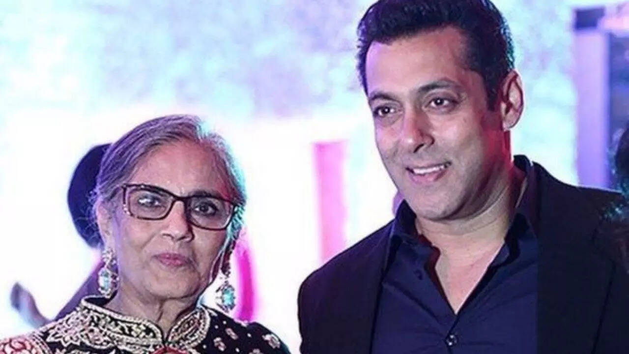 Salman Khan with mother Salma