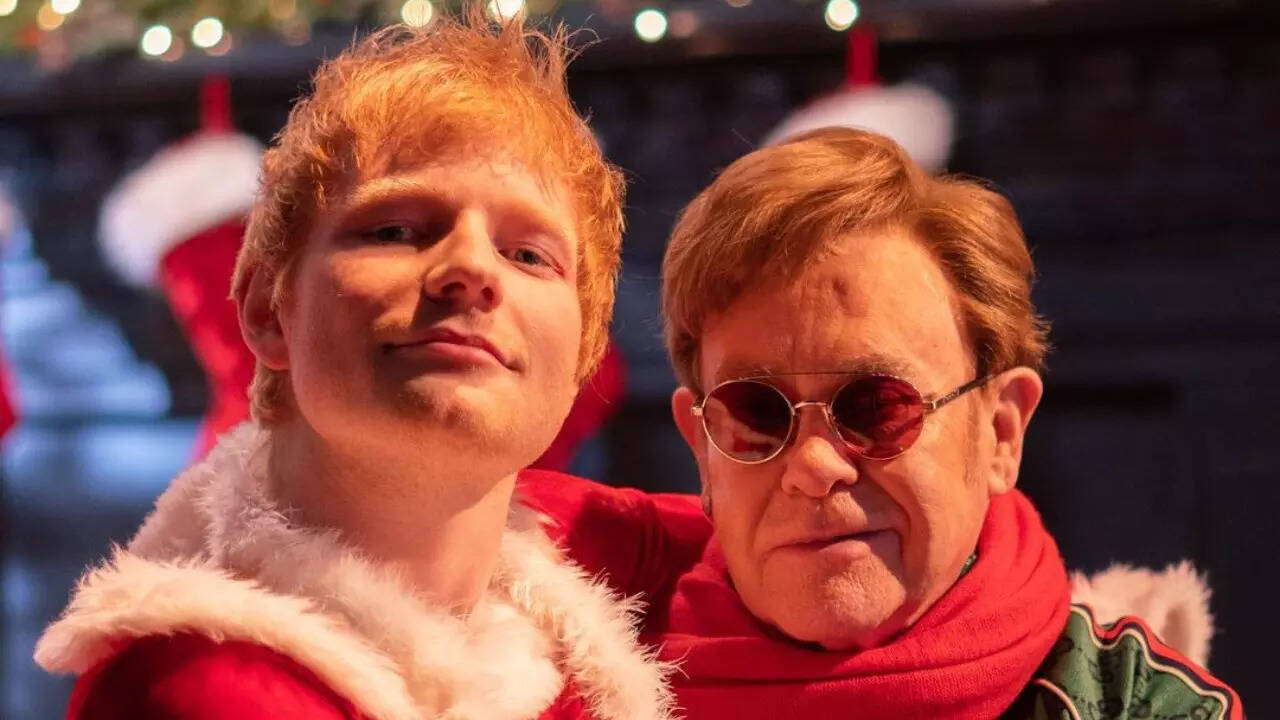 When Ed Sheeran 'almost killed' legendary singer-songwriter Elton John while shooting for a festive music video