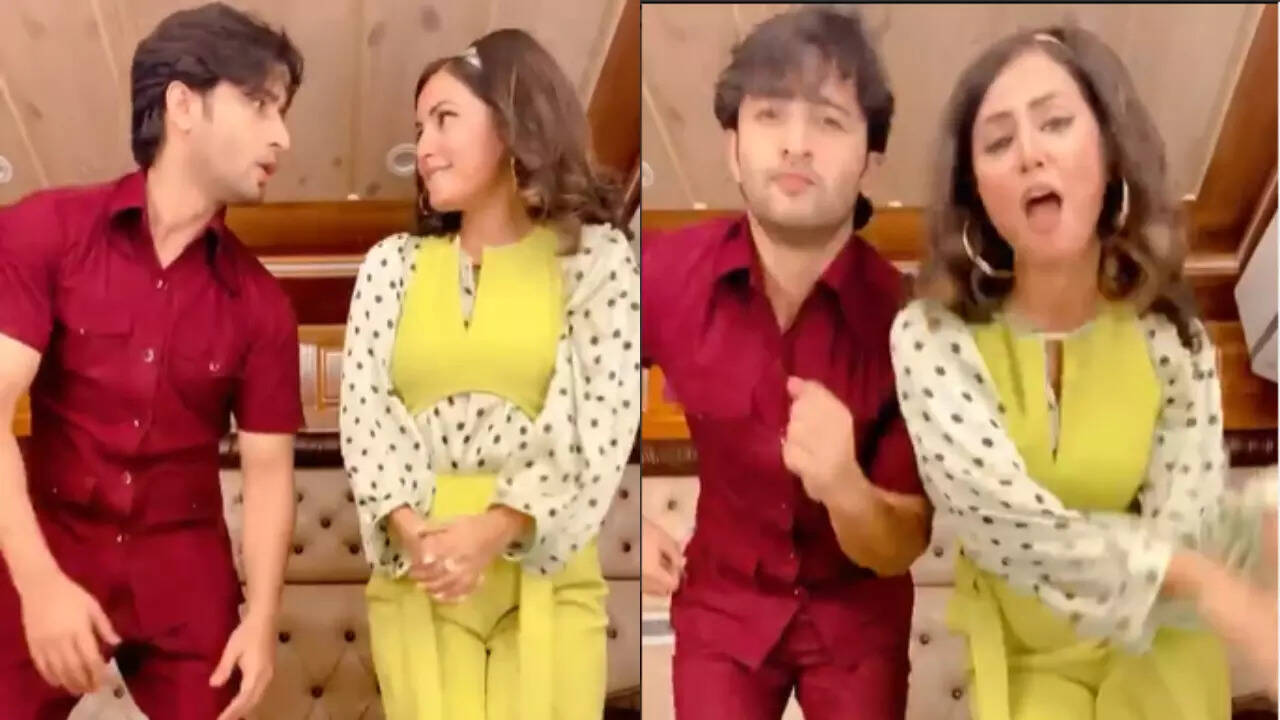 Shaheer Sheikh and Hina Khan dance on Dhal Gaya Din