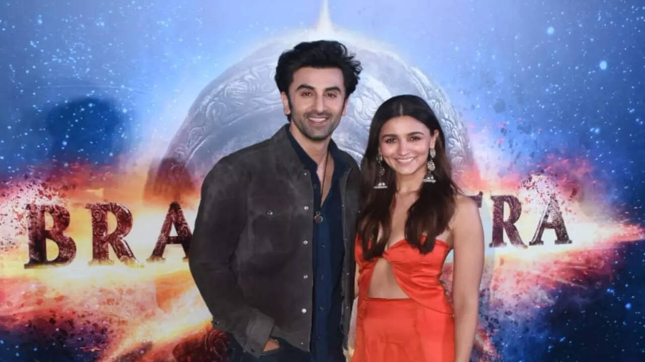 Ranbir and Alia at Brahmastra poster launch