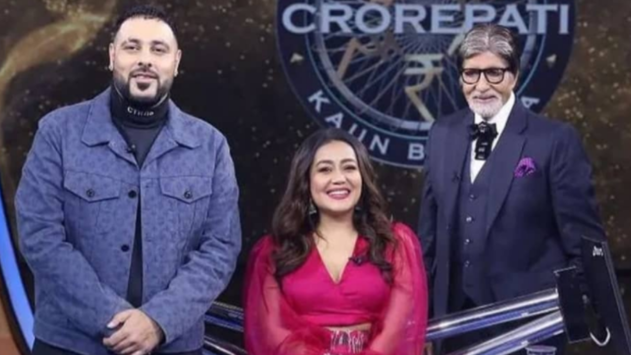 Amitabh Bachchan and Badshah on KBC 13