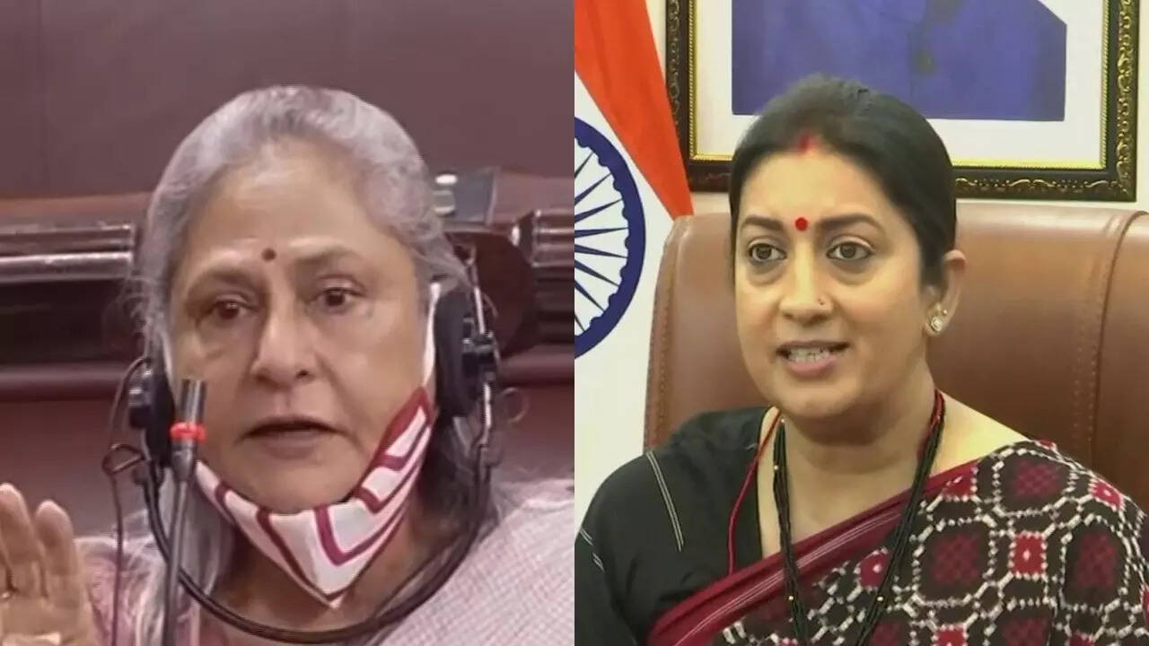 Jaya Bachchan and Smriti Irani