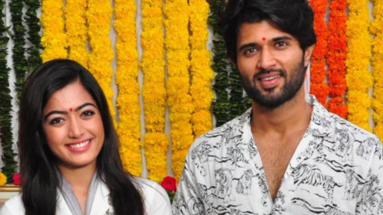 Vijay Deverakonda with Rashmika Mandanna