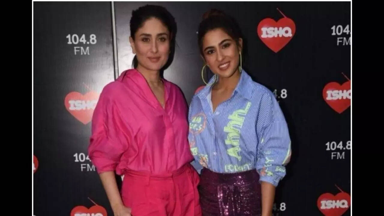 Kareena Kapoor and Sara Ali Khan