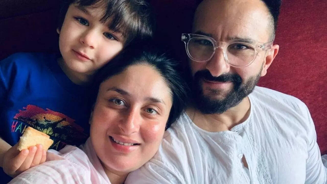 Kareena, Saif and Taimur