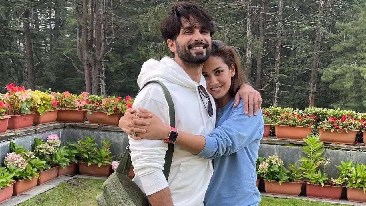 Shahid Kapoor and Mira Rajput