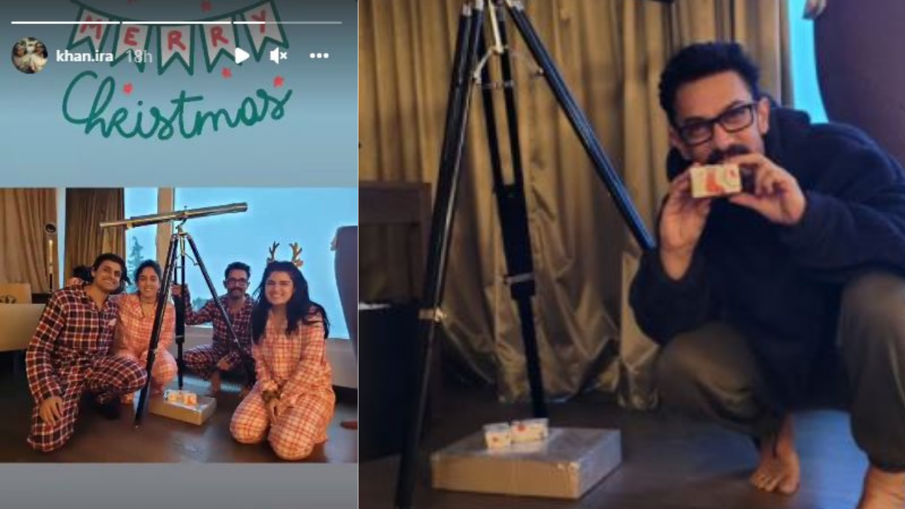 Aamir Khan's Christmas celebrations with daughter Ira