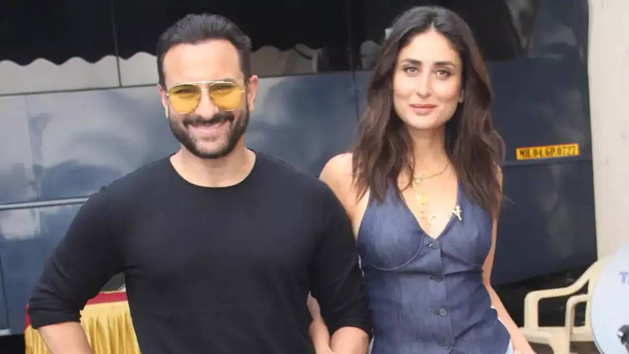 Saif Ali Khan, Kareena Kapoor snapped driving in the city, get trolled for not wearing seatbelt - WATCH