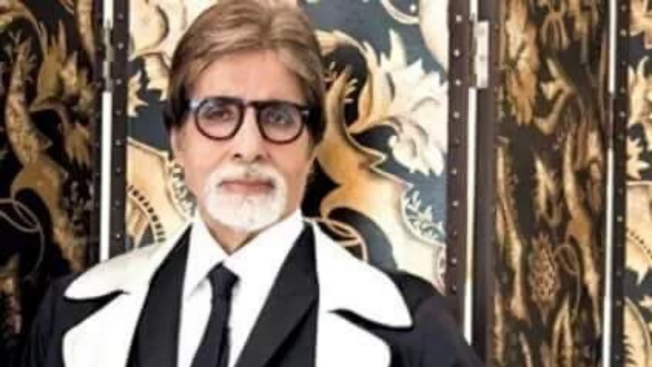 Amitabh Bachchan took to social media to share a throwback image, with the pic of a mask juxtaposed on it