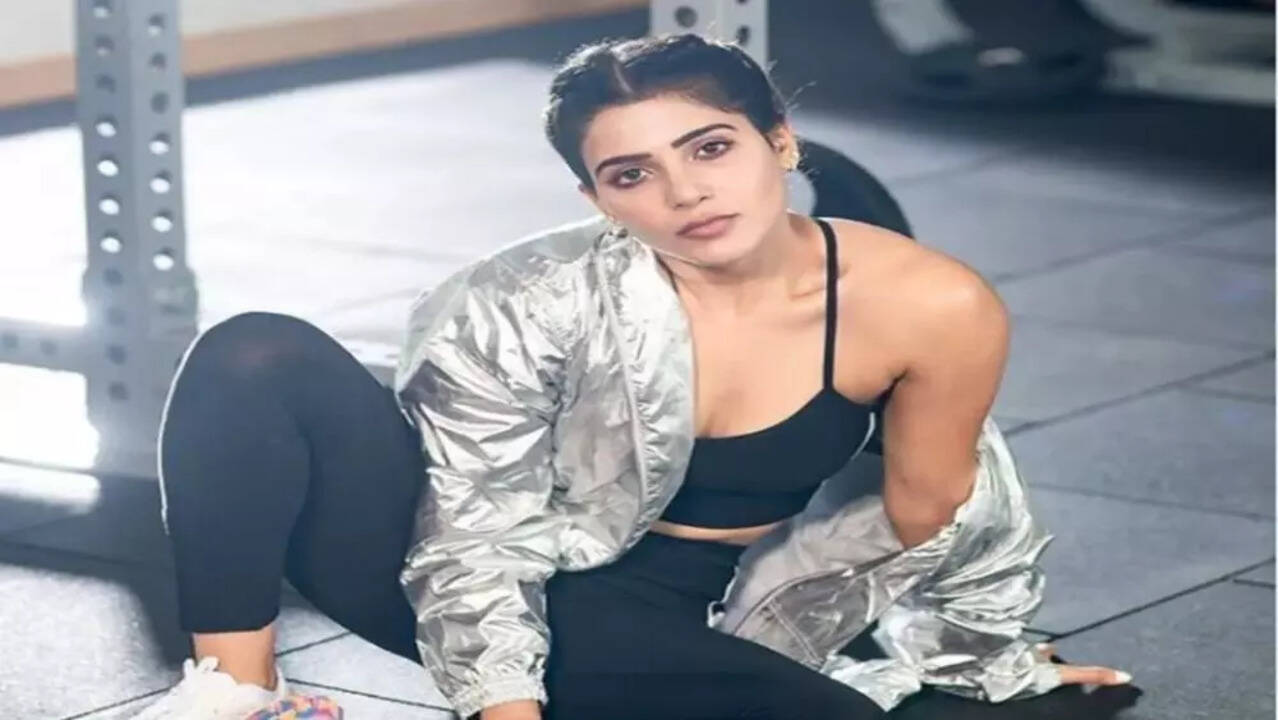 Samantha latest workout pic