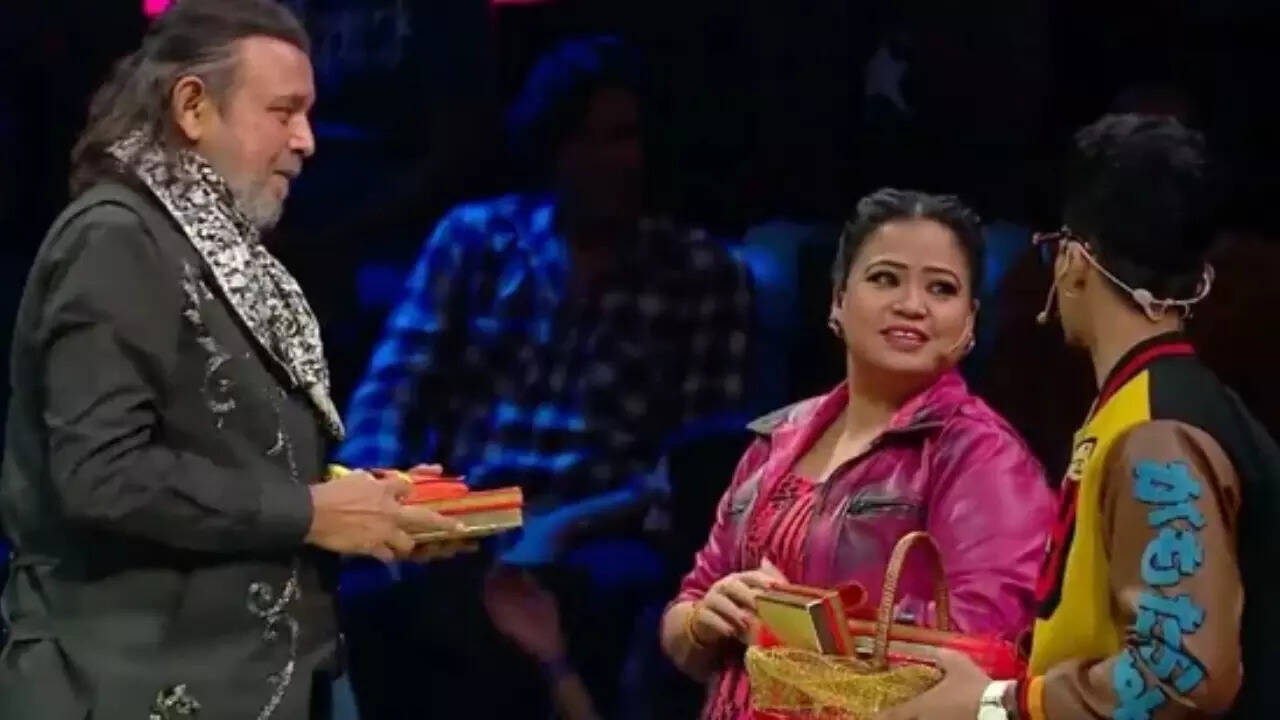 Mithun Chakraborty teases Bharti Singh and Haarsh Limbachiyaa