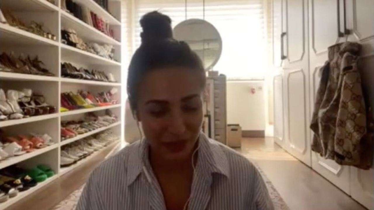 Malaika Arora shoe closet pic