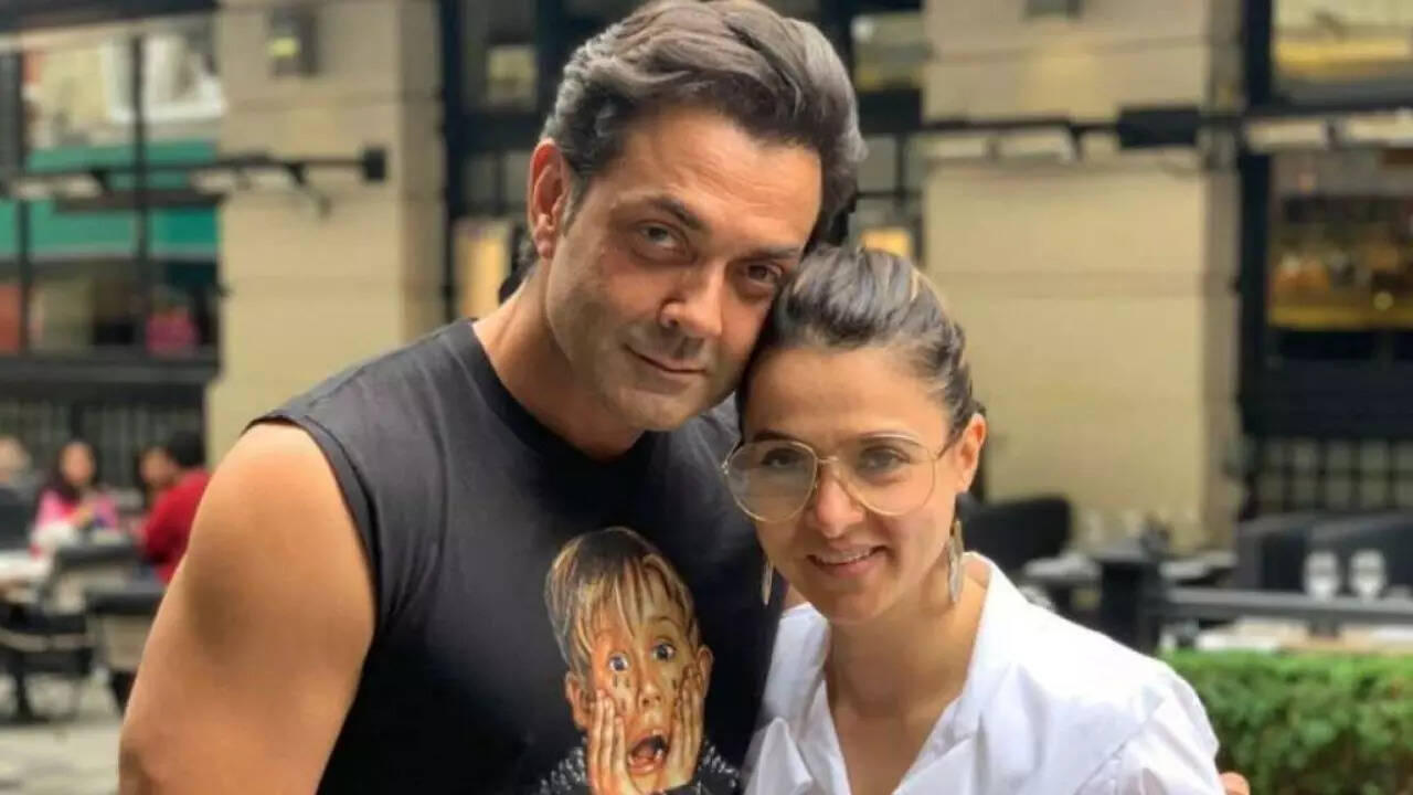 Bobby Deol with wife Tanya