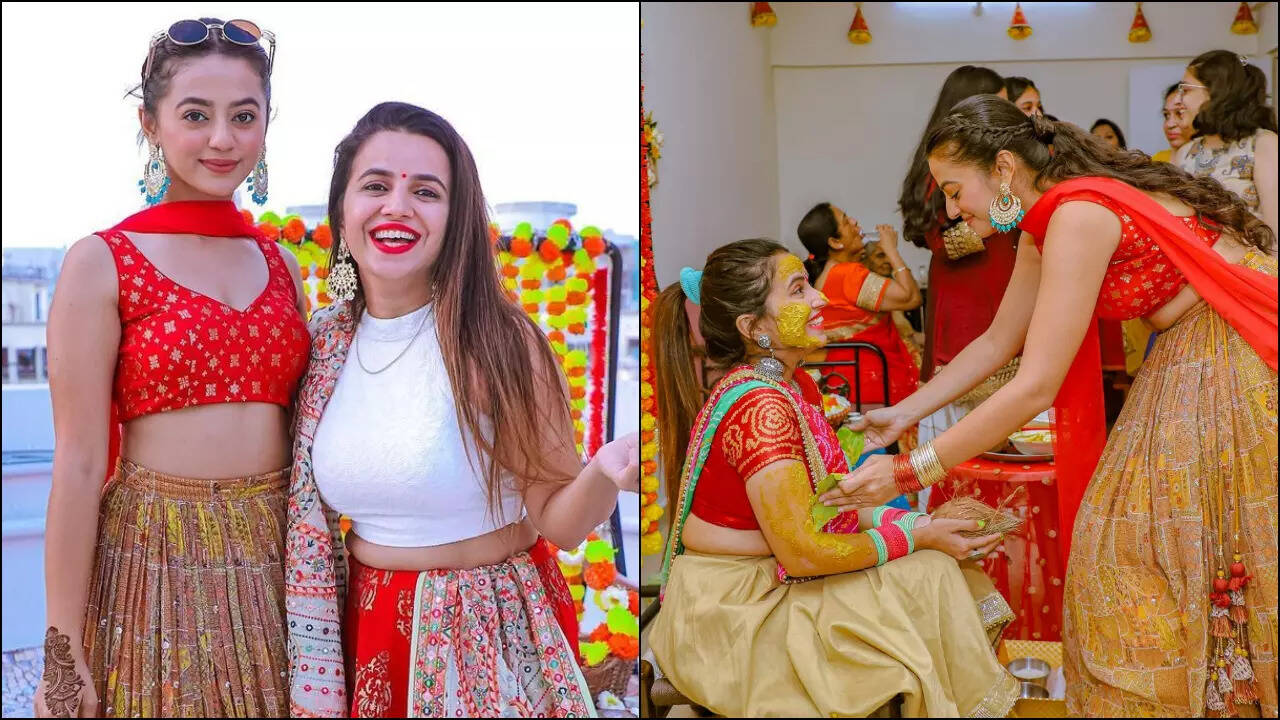 Bhavini Purohit's haldi and mehendi pics