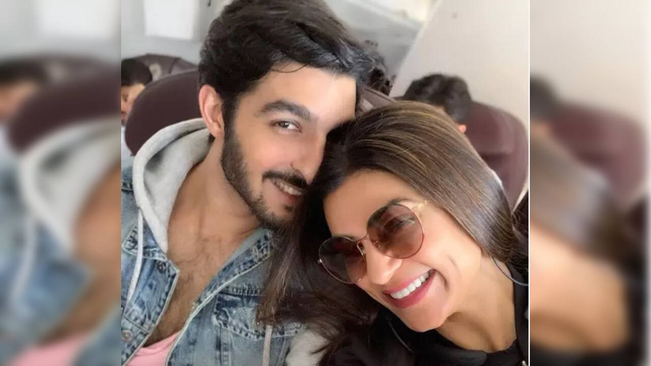 Sushmita Sen with ex-boyfriend Rohman Shawl