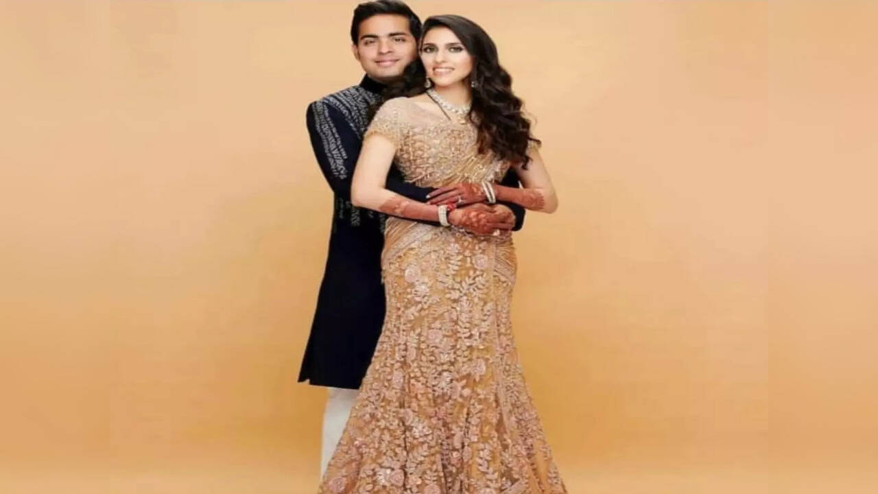 Shloka Mehta and Akash Ambani