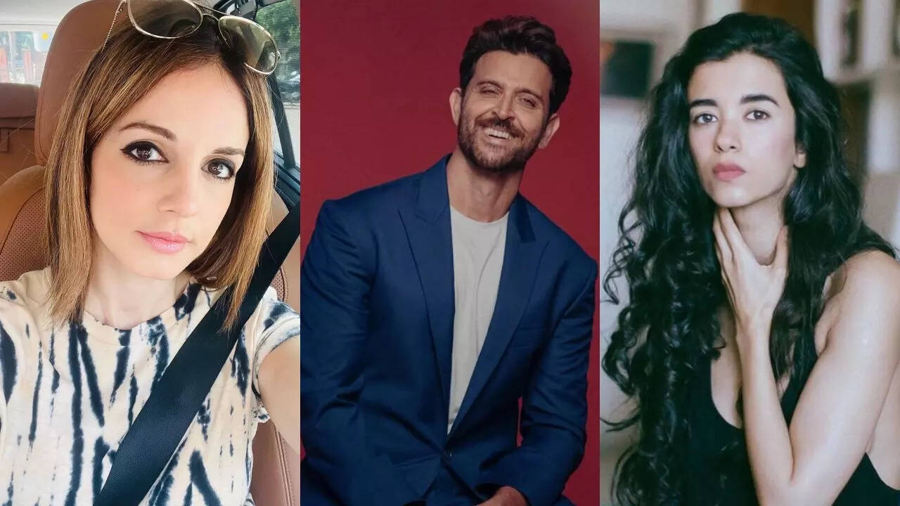 Sussane, Hrithik and Saba