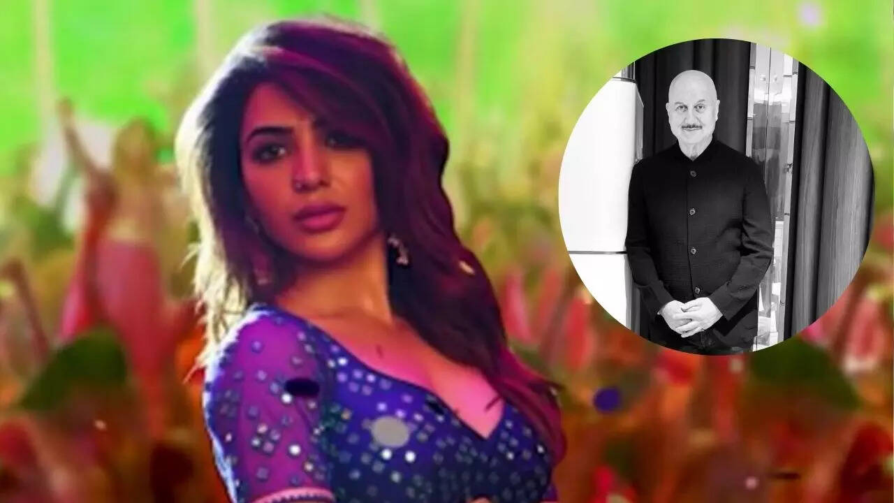 Anupam Kher shares hilarious version of Samantha Ruth Prabhu's Oo Antava