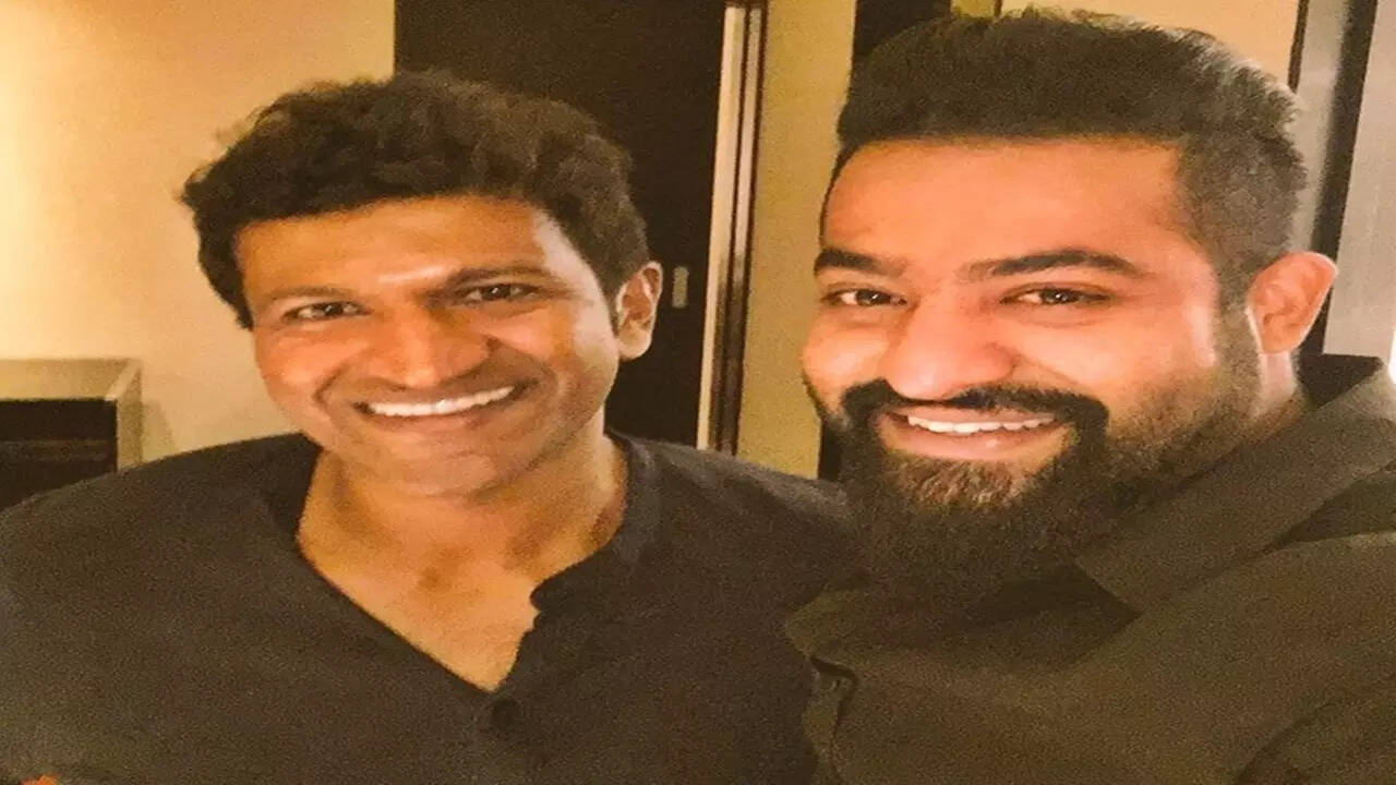 Jr NTR and Puneeth Rajkumar