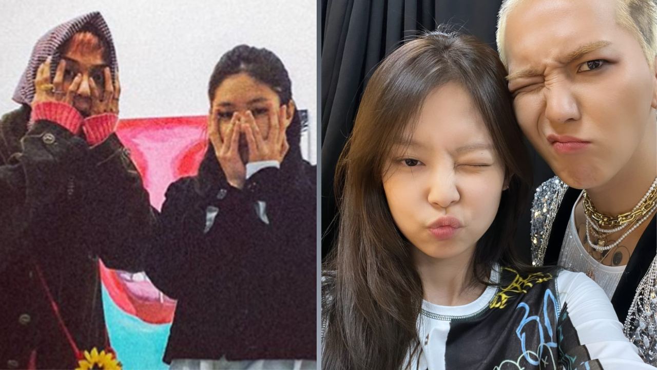 Blackpink Jennie and Winner's Mino